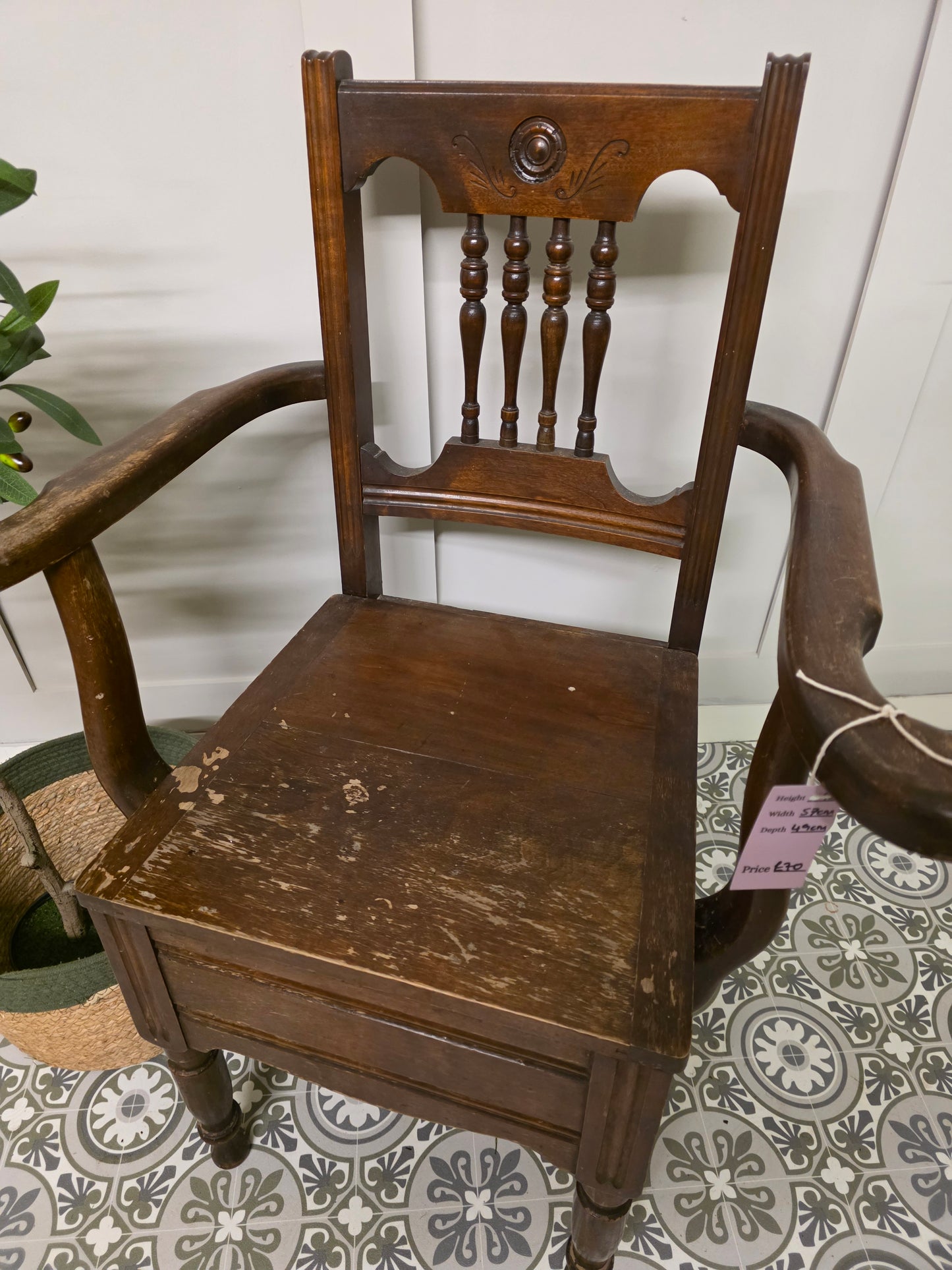 Victorian Wooden Commode