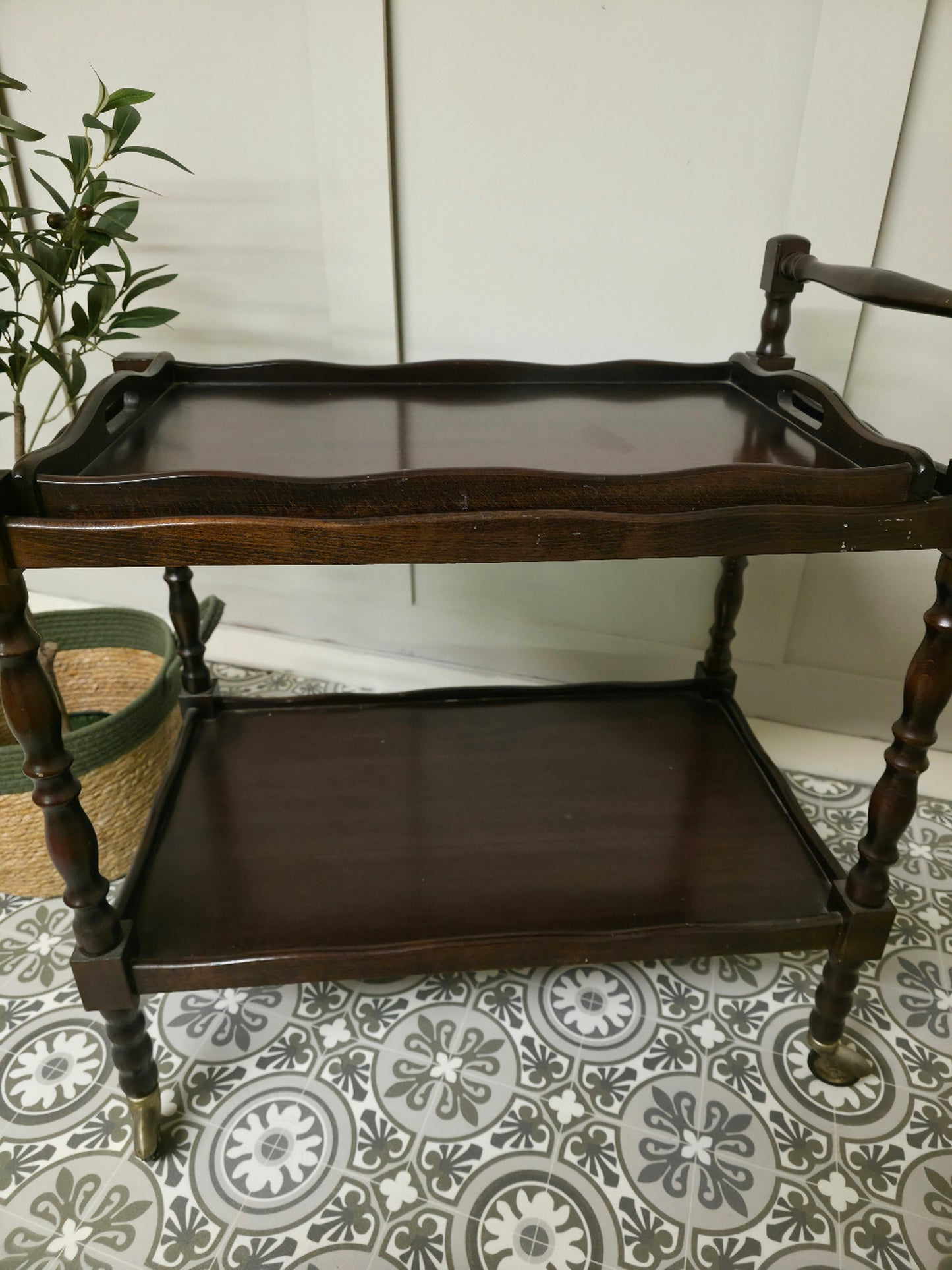 Mahogany Hostess Trolley