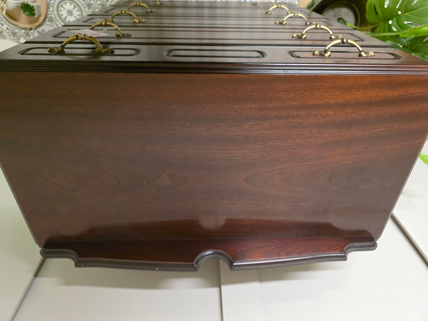 Mahogany 5 Drawer Chest