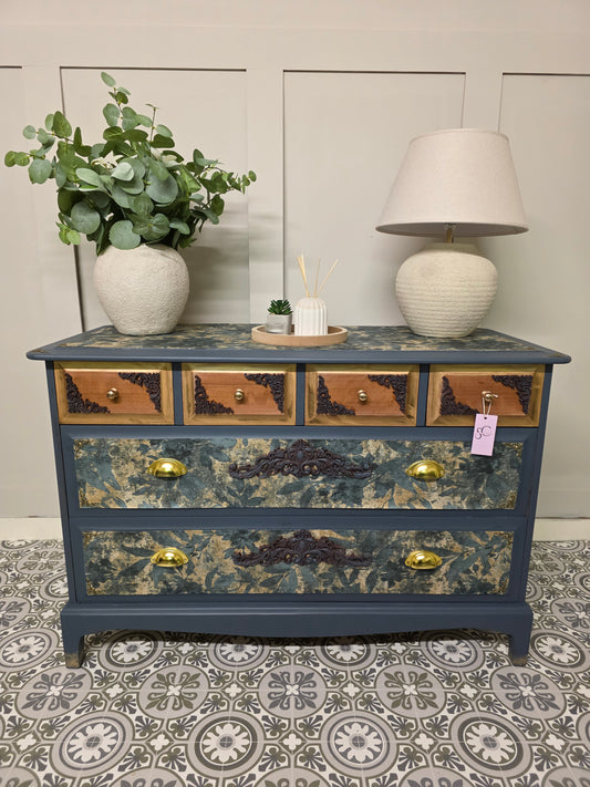 Stag 6 Drawer Chest