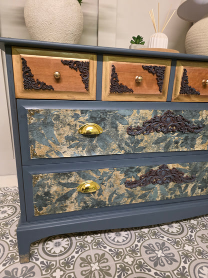 Stag 6 Drawer Chest