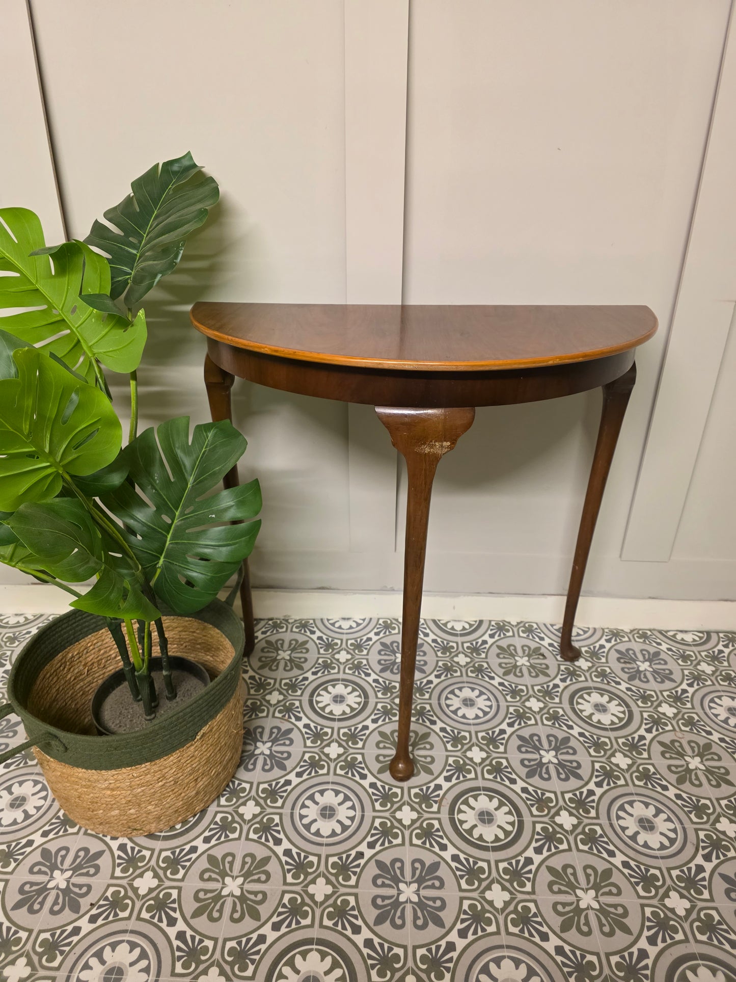 Wooden console table