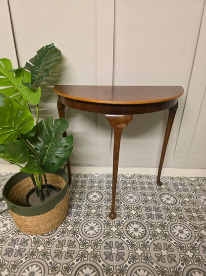 Wooden console table